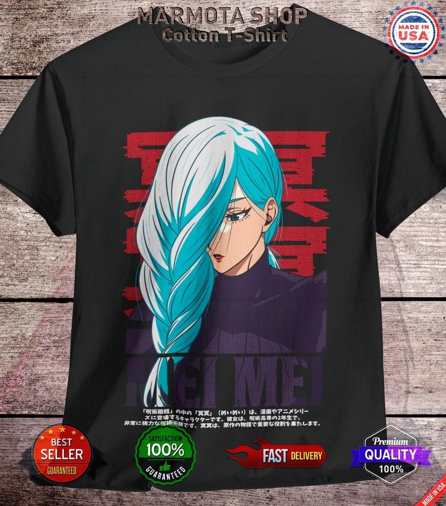 

Mei Mei Jujutsu Kaisen T-Shirt Gojo Sukuna Anime Soft Tee Shirt JJK All Sizes M