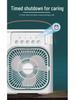 Compact USB Air Conditioner & Humidifier: Desktop Fan for Dorm/Outdoor with Water Cooling Feature