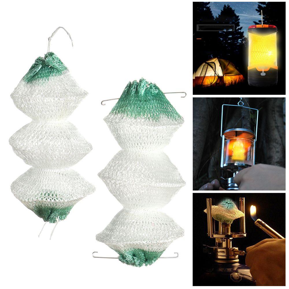 Mantle Camping Accessories Mantles Spare Parts Gauze Mesh Lantern Mantles Gas Lamp Cover