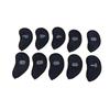 10pcs Golf Iron Covers Set with Numbers Waterproof Golf Head Cover Protective Headcover for Court Exercise Dark Blue