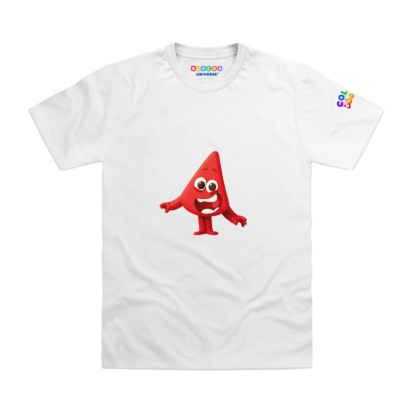 Officially Licensed Colourblocks - Colourblock Red Kids T-Shirt 120