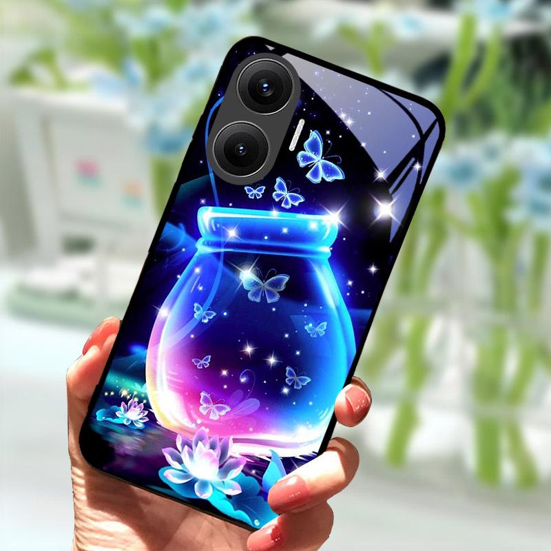 Для Xiaomi Poco F7 5G Чохол Захисне Скло Захист Камери Чохол для Телефону Для Pocophone Poco F 7 PocoF7 Задня Кришка Coque Fundas