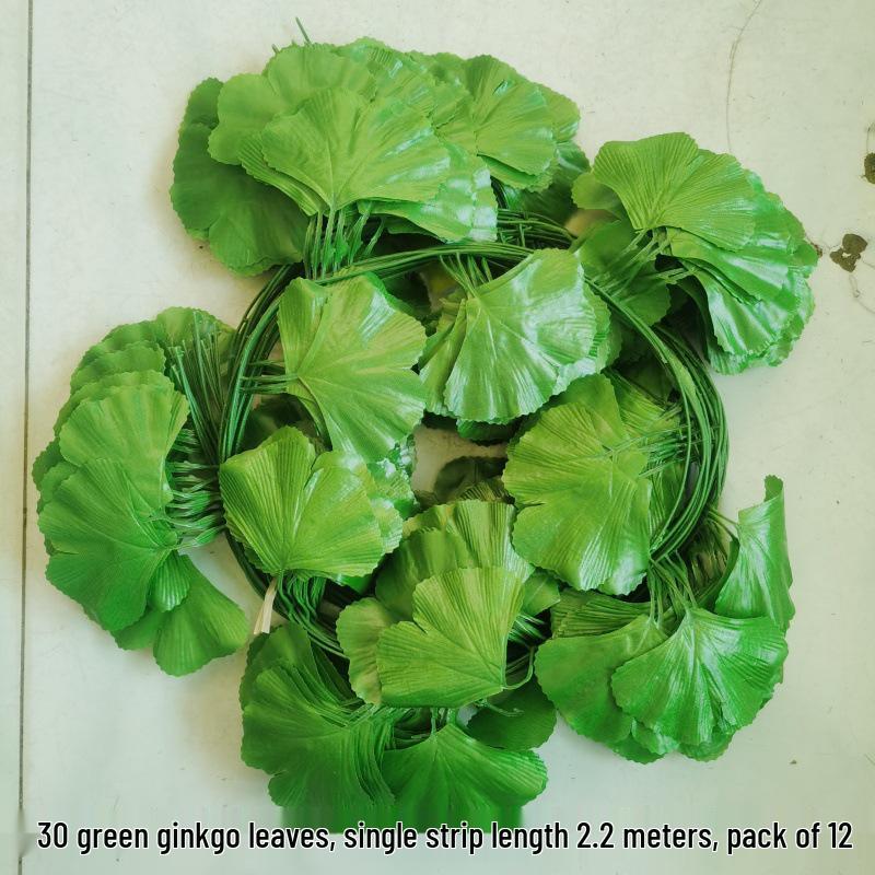 Artificial Grape Leaf Decoration: Green Creeper Vine for Ceiling Plants, Flowers - Wholesale Options Available.