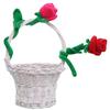 1Pc Cartoon Rose Flower Stuffed Soft Plush Toy Valentine'S Day Gift For Girls
