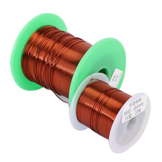 High-Temperature Resistant Pure Copper Enameled Wire for Motor Insulating Coil and Electromagnet Experiments