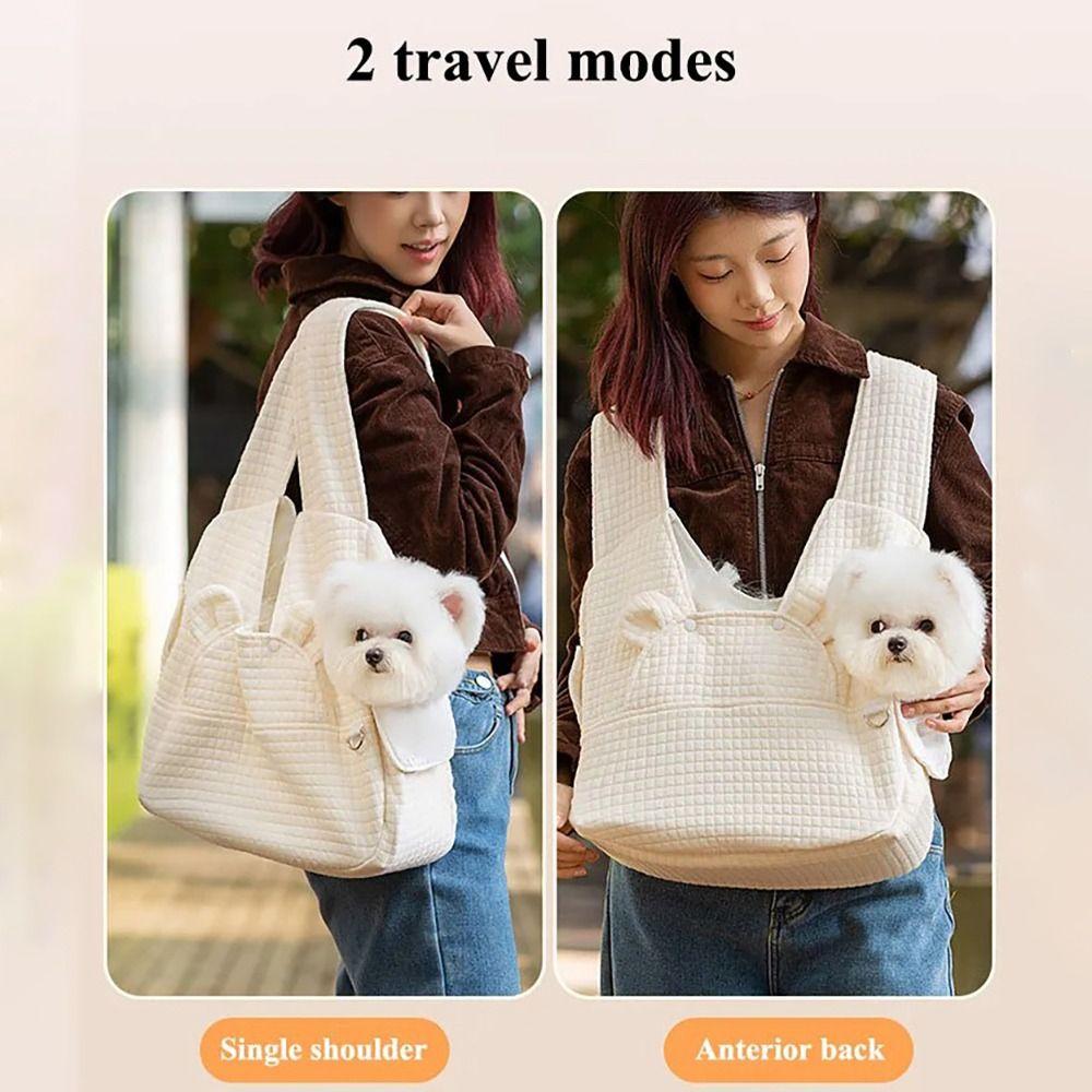 Adjustable Dog Bags Portable Cross Chest Backpack Trendy Pet Supplies  Outdoor