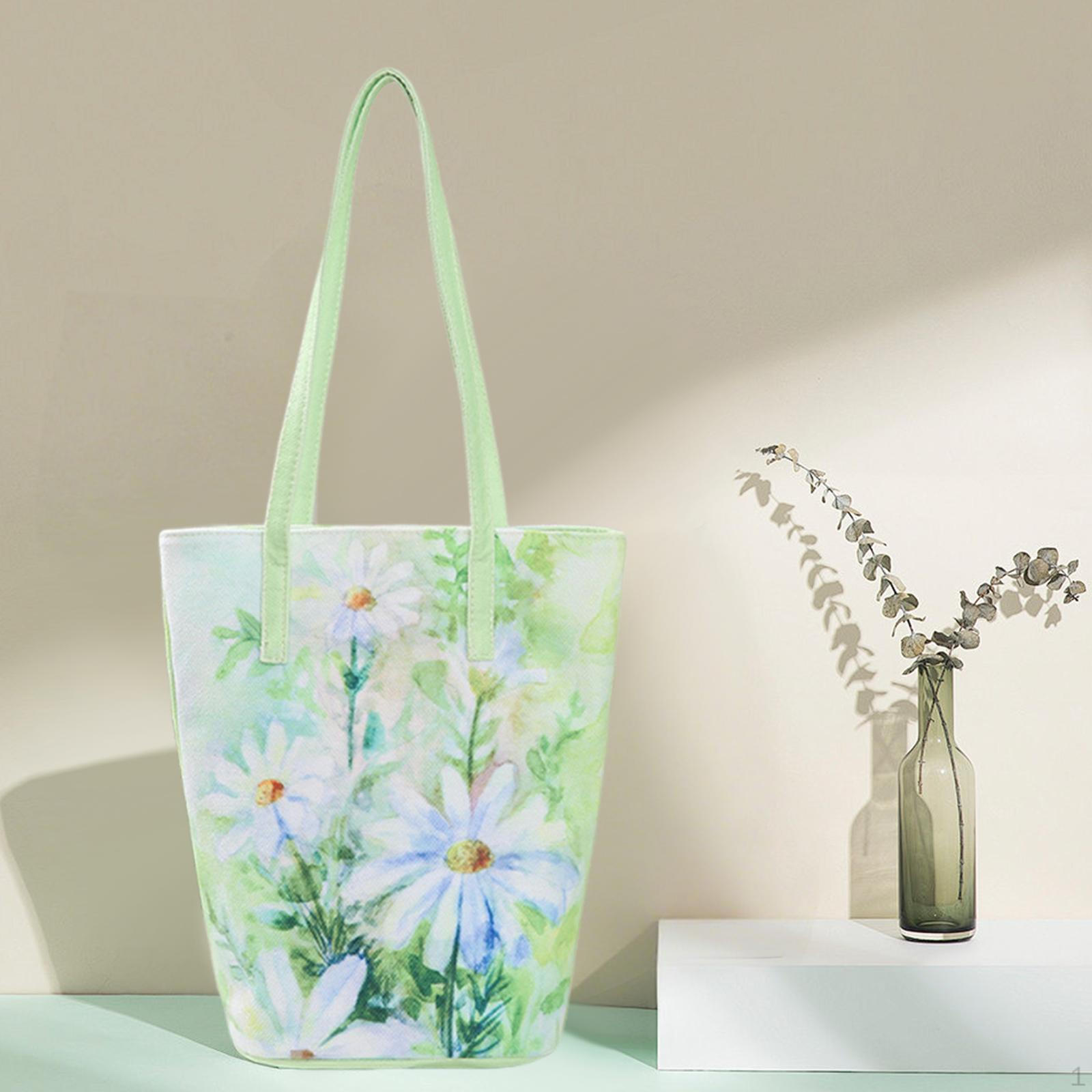 

Сумка-тоут для продуктов Многоцелевая Повседневная Летняя Сумка для Спорта Путешествий Отпуска зелёный