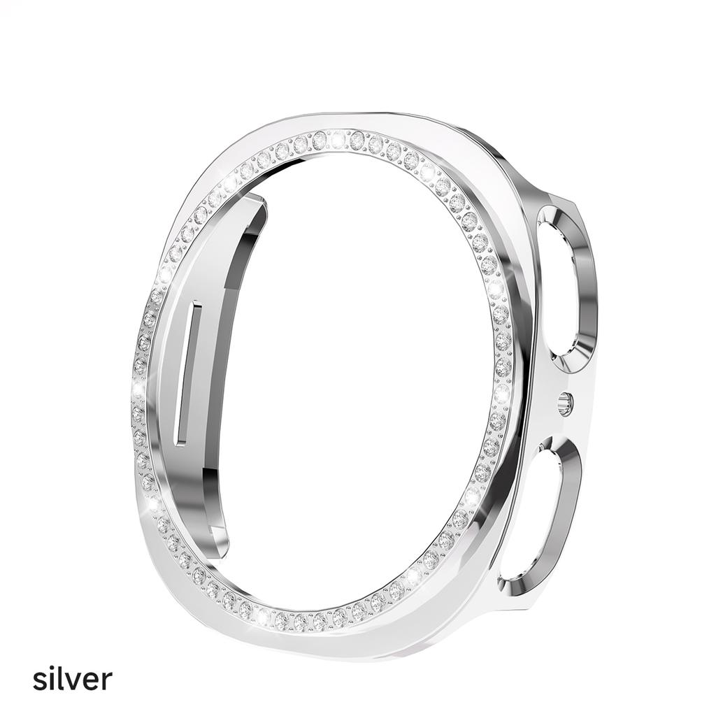 Bling Case for Samsung Galaxy Watch 8 Diamond Bumper With Hollow PC Protective Cover for Samsung Galaxy Watch 8 40mm 44mm