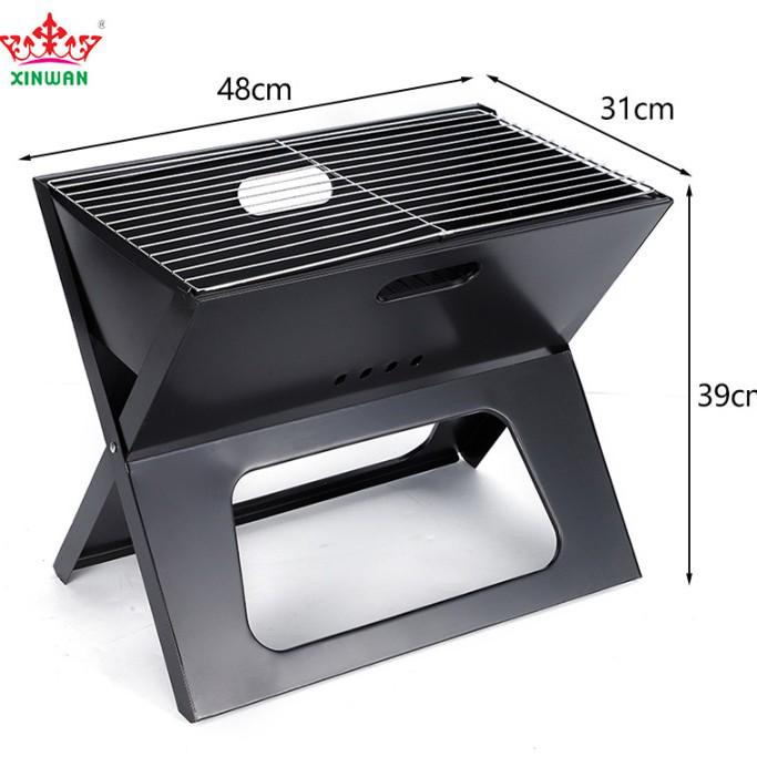 

Большой переносной уличный гриль для барбекю X-образной формы для дома и двора