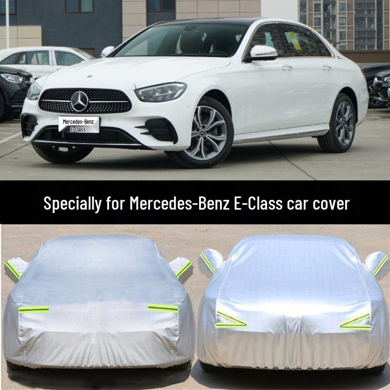

Чехол для автомобиля Mercedes-Benz E-Class E300L/E260L: Плотный, Теплоизолированный, Пыленепроницаемый, Солнцезащитный, Дождестойкий Чехол для 22 Моделей E200L Aluminum Film Thickened