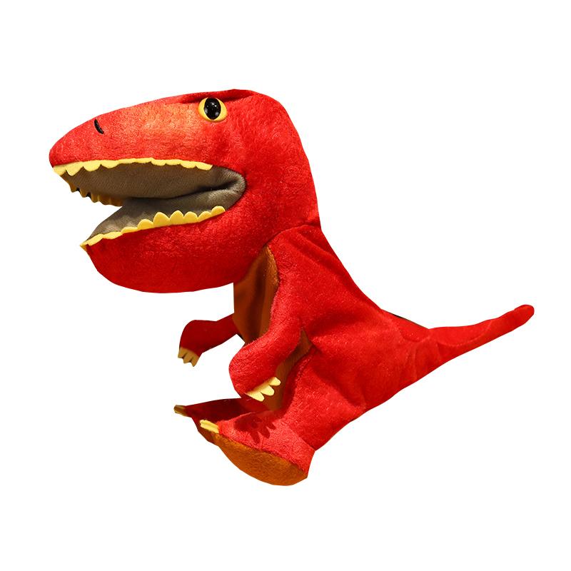 Creative Stuffed Plush Dinosaur Toys Hand Finger Story Puppet Cute Dolls Educational Baby Toys Tyrannosaurus Rex Children Gift