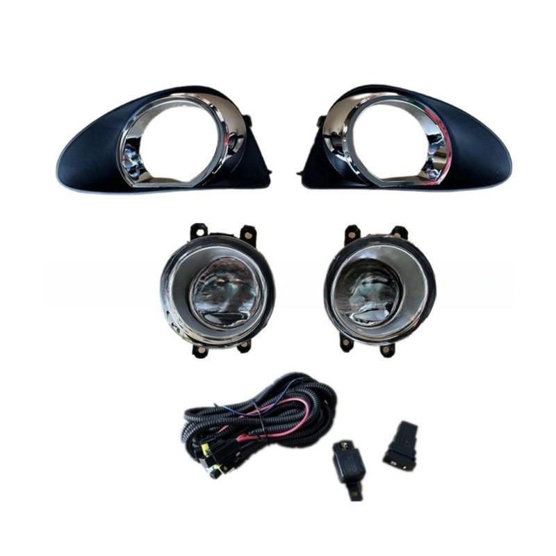 Front Fog Light Compatible with Toyota Vitz Yaris L LE 2012 2013 2014 Car Accessories Auto Parts Halogen Headlight Hatchback