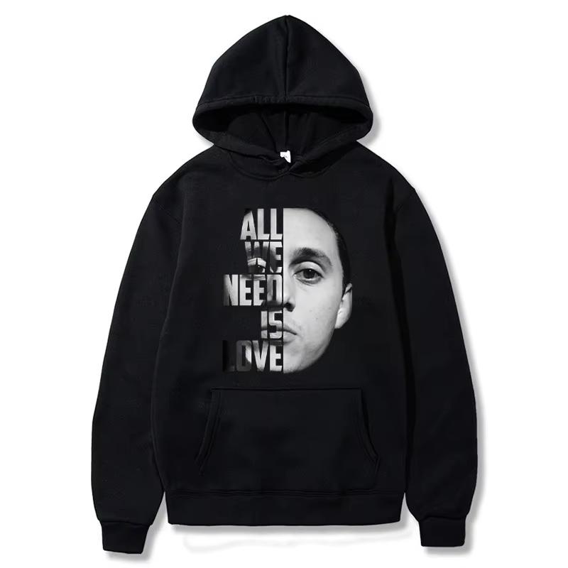 Canserbero Rapper Hoodie Herbst Winter Winter Baumwoll-Hoodie Herren Damen Lässig Warm Mode Locker Pullover Outdoor Pendel-Oberteil
