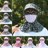 Breathable Mesh Full Wrap Sun Hat Big Brimmed Wide Brim Sunscreen Hat  Summer Season