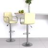Day and Night - Day and Night Kitchen Stools 2 Units Cream-colored Synthetic Leather