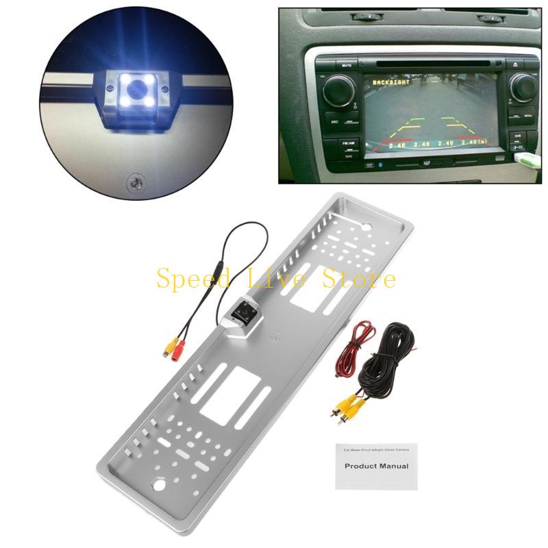 547C Car Rear View Camera EU European License Plate Frame Waterproof