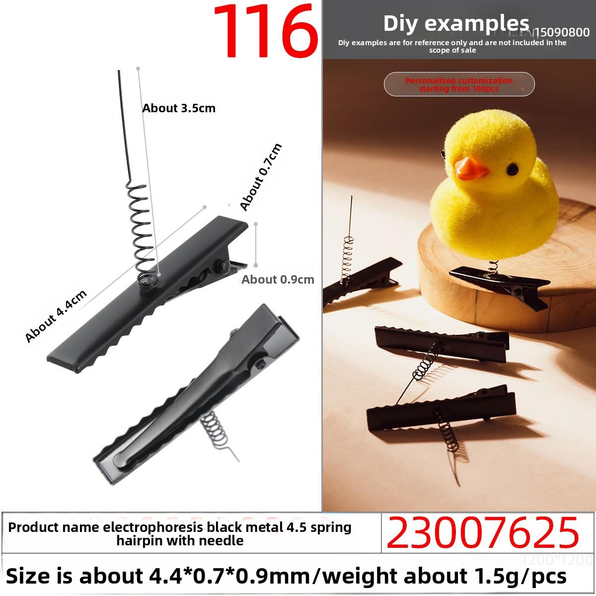 

Duckbill Clips Hair Accessories HeadwearHandcrafted Materials Duckbill Clips Edge Clips Hair Clips Bows 23007625X#(1pc)