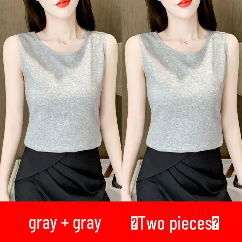 Women's Summer Spaghetti Strap Tank Top - Slim Fit Sleeveless Vest for Students & Girls