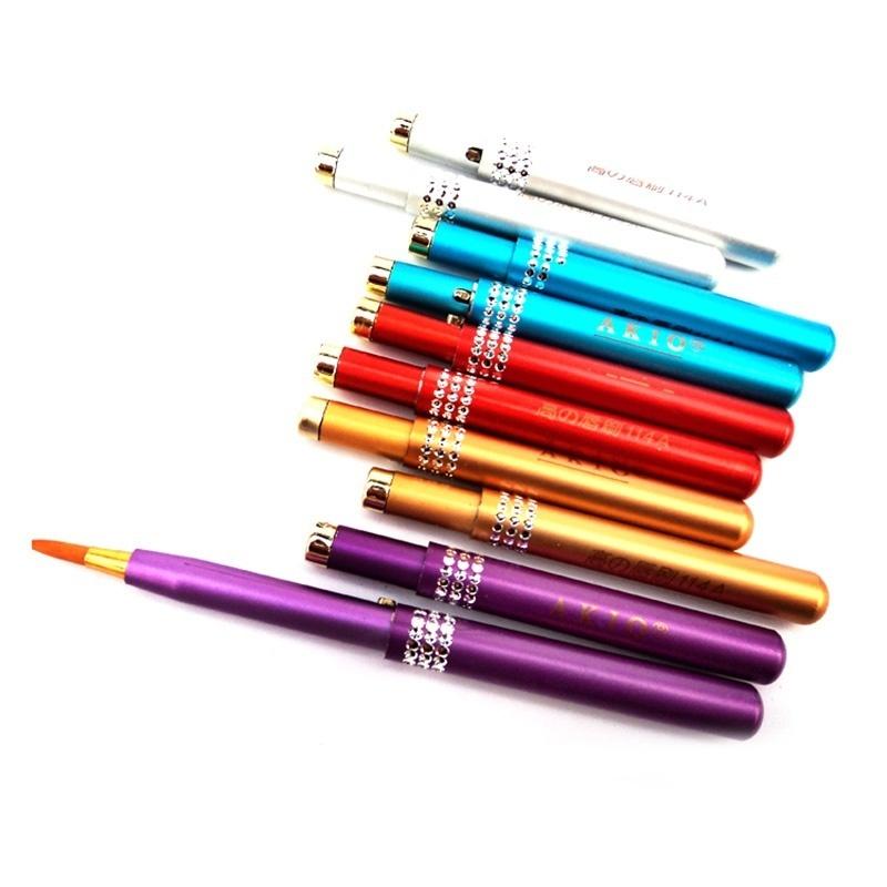 

Новый 5 цветов/набор дамских портативных выдвижных косметических кисточек для губ, помада, блеск для губ, косметический инструмент, косметические аксессуары 1