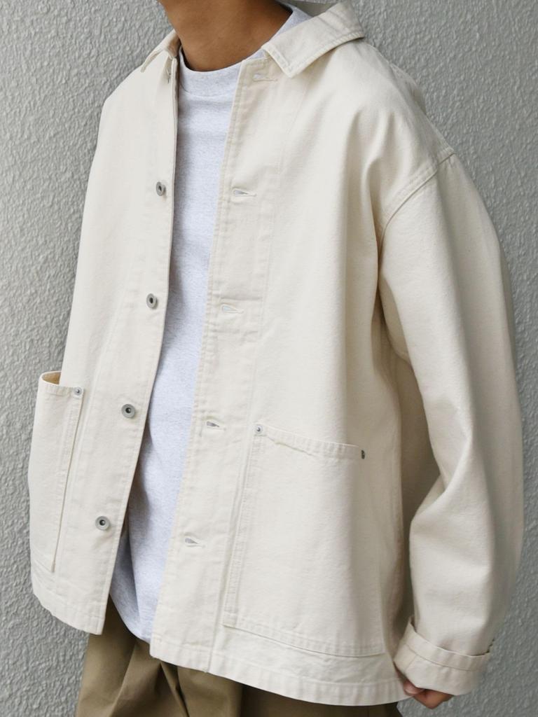 Versendet jede Hose, Cone Denim Canvas Denim Overalls, Herren, Weiß, Größe L, 714060020