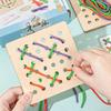 Montessori Fine Motor Skills Educational Beading Toy for Kids