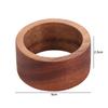 3PCS Fashion Napkin Buckle Versatile Table Napkin Holder Creative Wooden Napkin Rings  Party