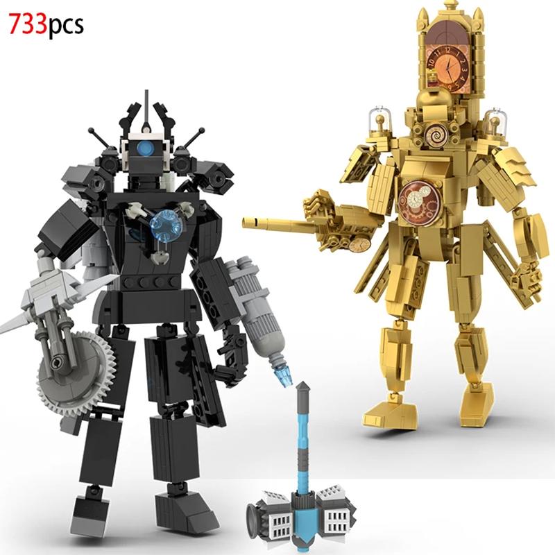 MOC Skibidi Toilet Stavebnice Pro Děti Titan Cameraman Speakerman Model Klasické Hračky Pro Kluky Narozeninové Vánoční Dárky