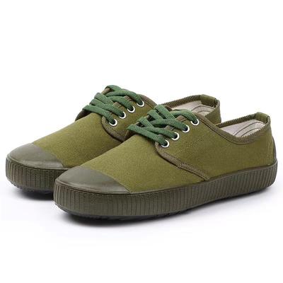 2025 Direct Sales Summer Canvas Labor Insurance Men's Military Training Shoes Yellow Sneakers Spot Liberation Shoes