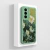 Art Case For Oppo Reno 12 Pro Soft Liquid Silicone Back Cover For Oppo Reno12 12Pro 5G Shockproof Full Protection Phone Cases