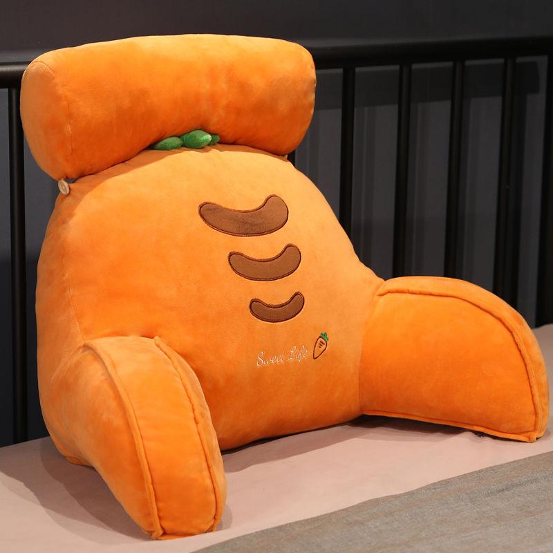 Cartoon Backrest Cushion Lumbar Support Pillow Triangle Reading Pillow Soft Headboard Cushion Can Be Disassembled Washed Office Rest Mat