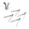 Pastry Tweezers Tongs 4 Pcs Stainless Steel Dough Crimper Tool for Creating Decorative Edges on Pies and Pastries