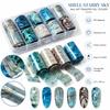 PET Nail Transfer Foil Starry Sky Pattern Nail Art Foil New Nail Foil Stickers  Manicure Supplies