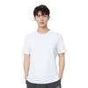 Jordan T Shirts Men's White Crew Neck Moderate Straight Fit CD2607-100