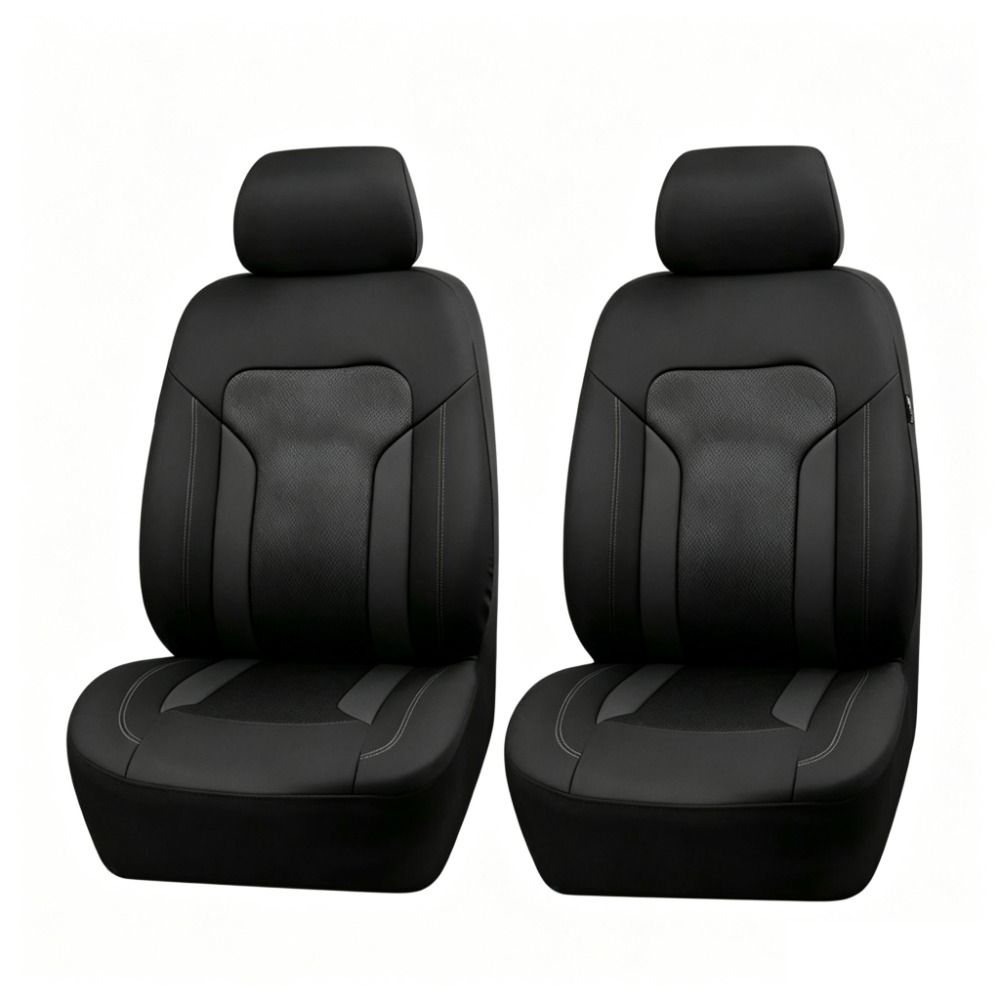 Universal Fit Car Seat Cover Set Gray Mesh 1/2 Seats Cover New Universal Car Seat Covers Sedans