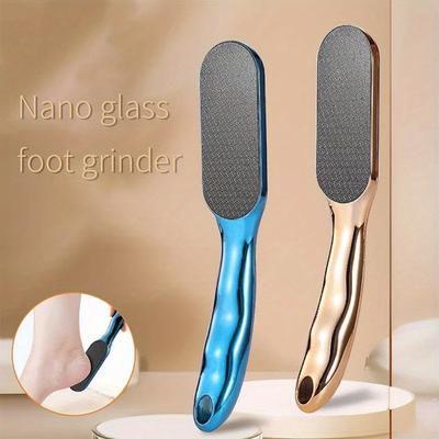 Lima Professionale per Piedi - Rimozione extra-forte ed esfoliante Beige Chiaro, Impugnatura Antiscivolo, per Salone, Spa, Pedicure - Strumento per la Cura dei Piedi per Piedi e Gambe Lisci