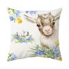 Easter Pillow New Sofa Pillow Cartoon Rabbit Pillow Cover