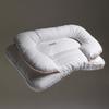 Dual-Layer Buckwheat Pillow With Ear Protection Side Sleepers Washable Cotton Cover Medium Support Neck Adults