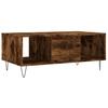 Coffee Table Smoked Oak 90 X 50 X 36.5 Cm Particleboard