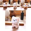 Mini Dog Plush Keychain Super Soft Stuffed Animal Backpack Decor Gift For Teens