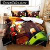 Mega Man X Dive Bedding Set,Rock Man Duvet Cover 3D Print Quilt Cover Pillowcase Single Double Size Boys Girls Birthday Gift741