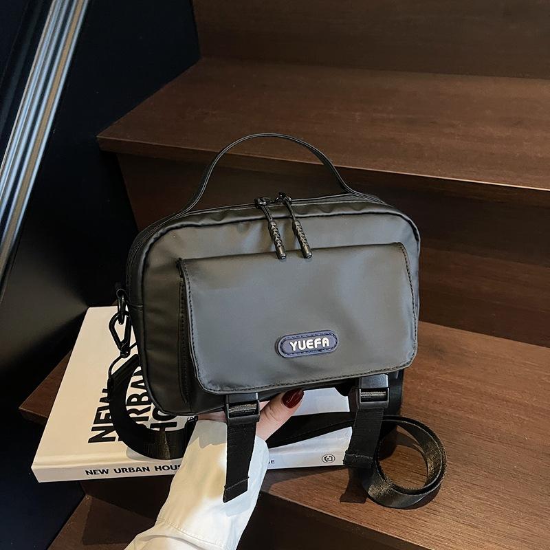 Single Shoulder Messenger Bag Large Capacity Small Square Bag Neutral Wind Messenger Bag Unisex Mobile Phone Bag Tide
