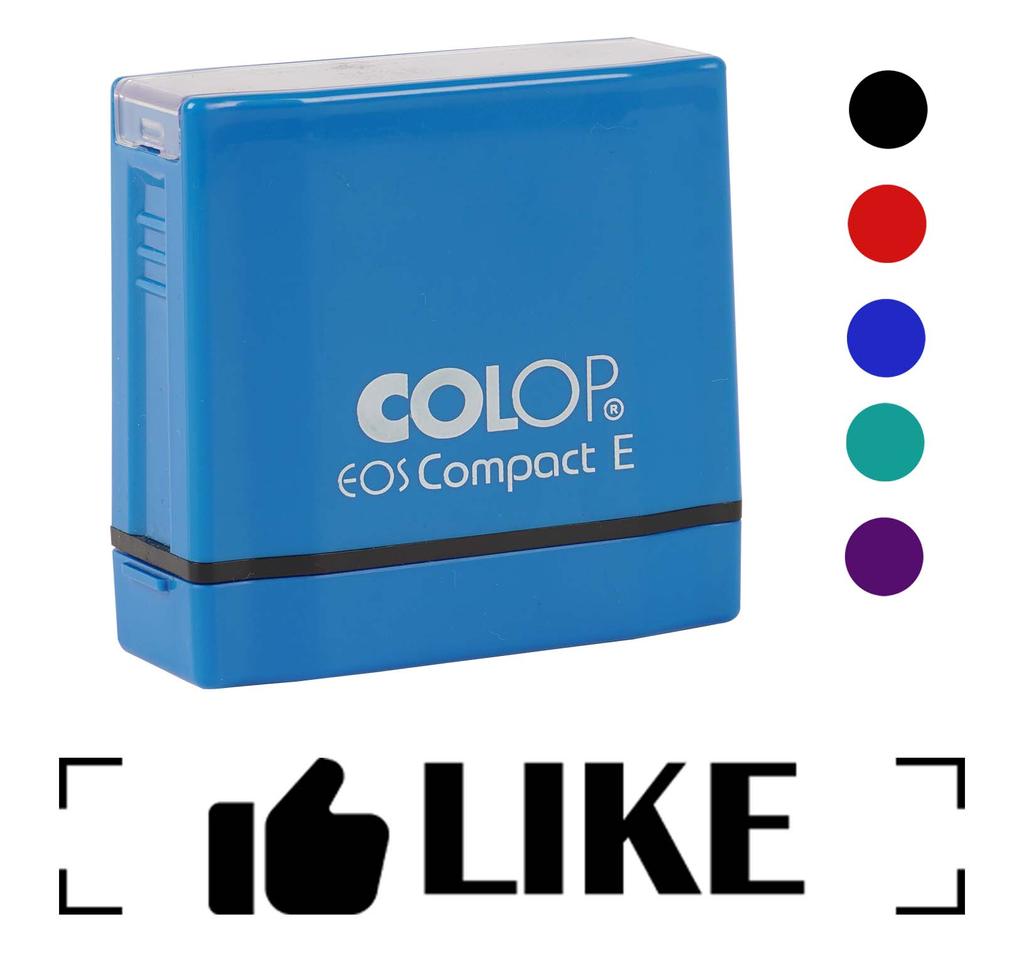 Printtoo Like Self Inking Rubber Stamp Pre-Inked Office Stamp- Home Office Business Stationery, Black- 42 x 9