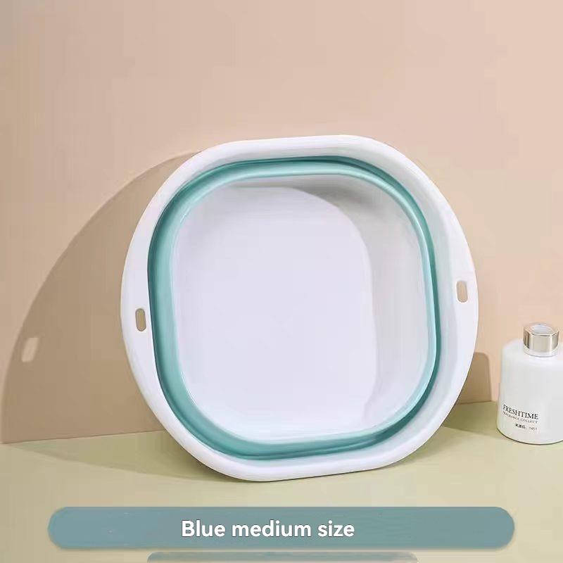 1Pc/Foldable Basin Portable Collapsible Washbasin for Home Travel Multifunctional Storage Washbasin