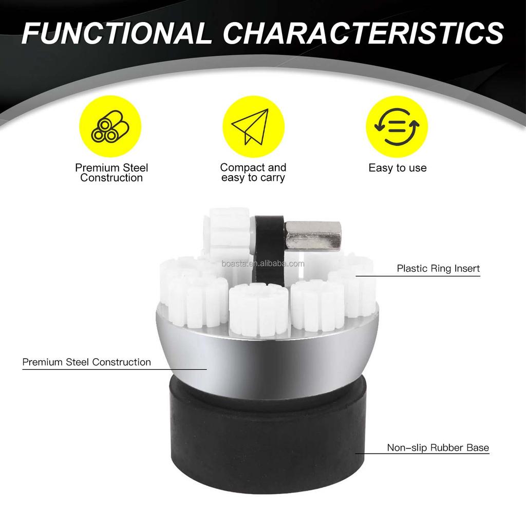 Boasta G Micro Pave Hemisphere Ring Holder Jewelry Making Stone Setting Engraving Machine Fixture Ring Clamp Tool with Inserts