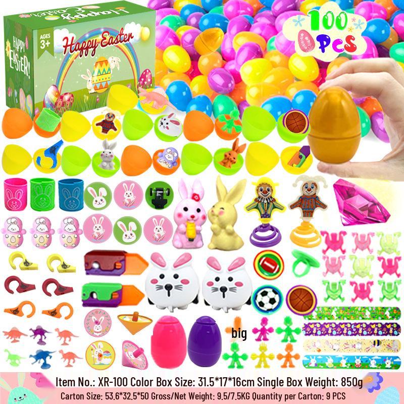 Children's DIY Bunny Car Easter Egg Set - Easter Toy & Gashapon Gifts 2026