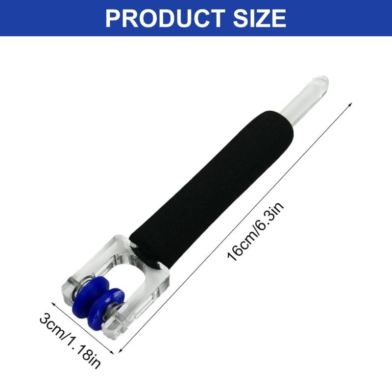 Professionelles Glasfolierungswerkzeug Effizientes Polieren Doppel-Federwalzen Komfortabler Schaumstoffgriff Robustes Design