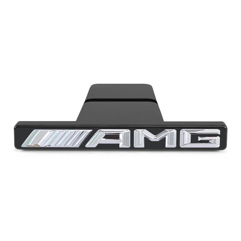 

ABS AMG Logo Front Grille Badge Car Sticker Modification Accessories Caps For Mercedes Benz AMG W204 W213 W205 W211 W212 W176