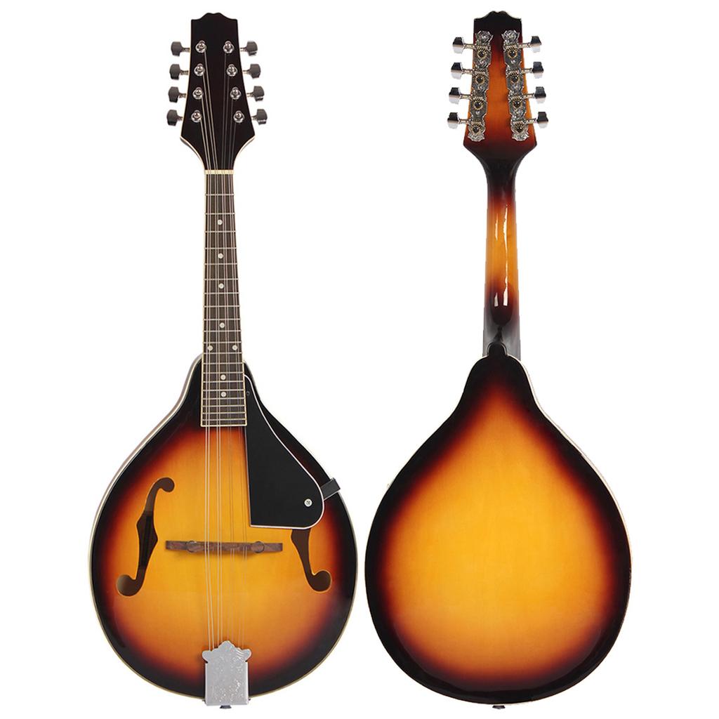 IRIN 8-String Mandolin A Style Electric Guitar Mandolin Set for Beginner Musical Lover Playing Practicement Stringed Instruments