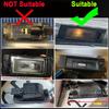 2PCS Rear OEM LED License Plate Light Bulbs For Opel Corsa C 2001-2006 D 2006-2011 E 2014-2019 Astra H 2004-2010 K 2015-2026