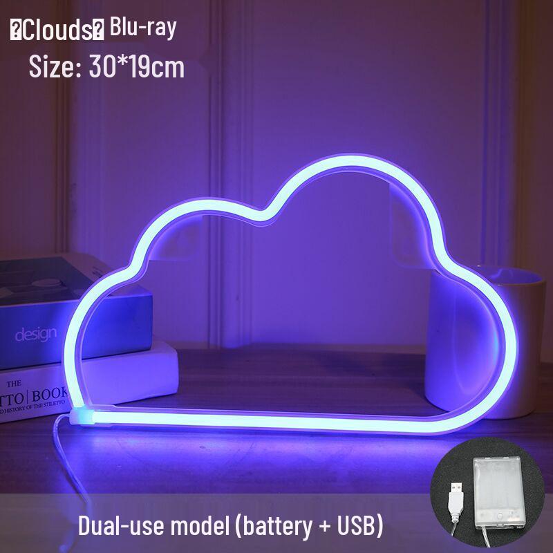 Trendy LED Neon Night Light Sign for Wall Décor